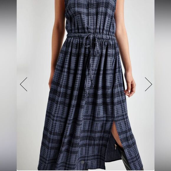 NWT Splendid Cleo Plaid Maxi plaid print Dress size SP - Picture 4 of 12